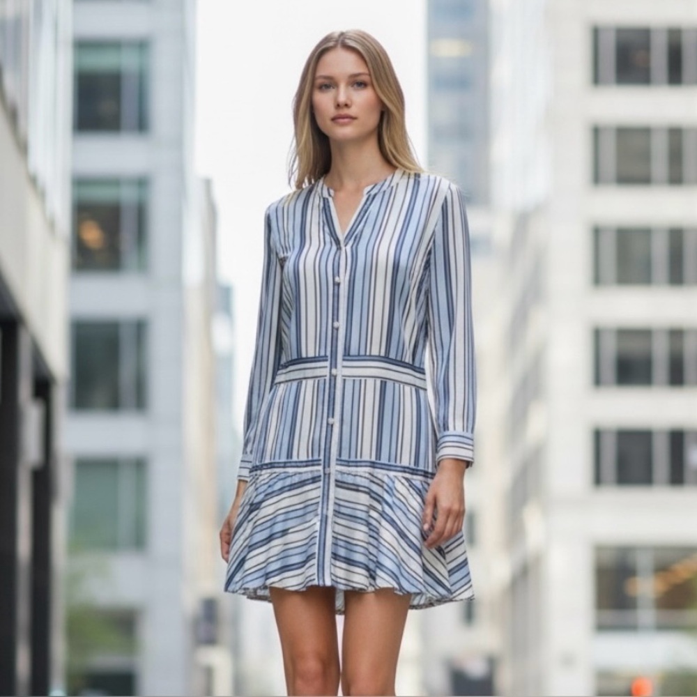 🌻Alexis Nicholina Long Sleeve Shift Dress Size Large